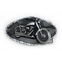 Chopper motocykl z płomieniami klamra do pasa (id: 1618)