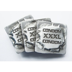 Condom XXXL klamra stare srebro (id: 152)