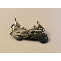 Motocykl motor odznaka czarna przypinka na agrafkę wpinka (id: 1486)