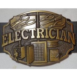Elektryk klamra brązowa do paska (id: 1975)