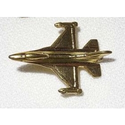 F-16 Falcon znaczek 3D samolot na pins złoty (id: 204)