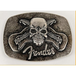 Gitara fender skull czaszka klamra muzyczna do paska (id: 2977)