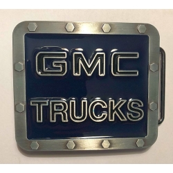 GMC TRUCKS klamra stare srebro z wypełnieniem ciemny granat (id: 1613)