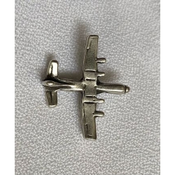 Herkules Lockheed C130 znaczek 3D samolot na pins stare srebro (id: 218)