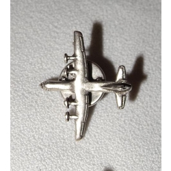 Herkules Lockheed znaczek 3D samolot na pins stare srebro (id: 213)