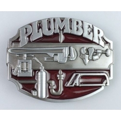 Hydraulik plumber klamra do paska z bordowym tłem (id: 1976)