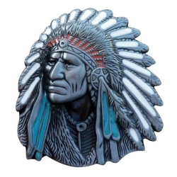 Indianin wódz indian klamra (id: 3156)