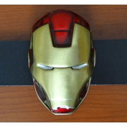 Iron Man klamra 3D kopla złoty matowy (id: 2624)