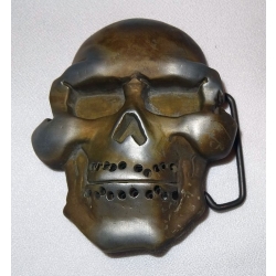 Czaszka skull klamra stare srebro (id: 2597)