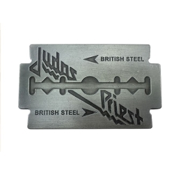 JUDAS PRIEST British Steel klamra stare srebro do paska (id: 1664)