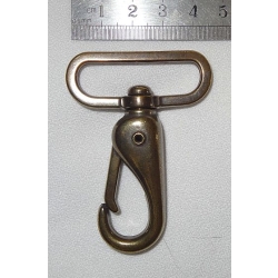 Karabińczyk, karabinek brązowy duży K-12 38mm (id: 1541)