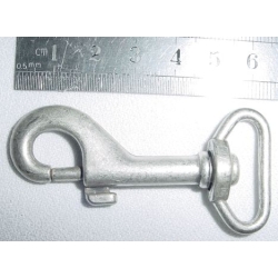 Karabinek, karabińczyk K-13 do 25mm staresrebro (id: 1743)