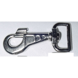 Karabinek, karabińczyk średni K-22 27mm nikiel połysk (id: 1556)