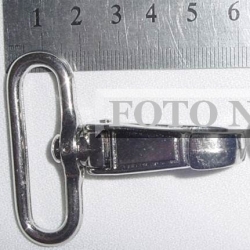 Karabińczyk, karabinek duży K-29 nikiel połysk 40mm (id: 1535)