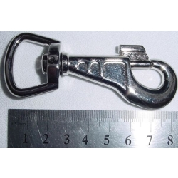Karabinek, karabińczyk duży K-8 23mm nikiel (id: 647)