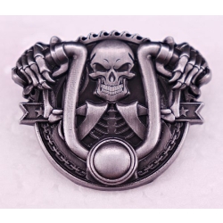 Kierownica skull chopper motocykl odznaka przypinka na pinsy wpinka (id: 2824)
