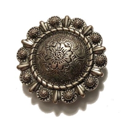 Concho western z motywem kwiatowym 33mm na śrubkę (id: 2114)