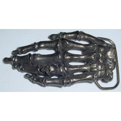 Kostucha rączka klamra 3D brązowa (id: 2095)