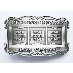 Feeleng Lucky? Las Vegas jednoręki bandyta klamra stare srebro (id: 2584)