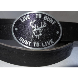 Myśliwy polowanie jeleń klamra do pasa Live to Hunt (id: 3095)