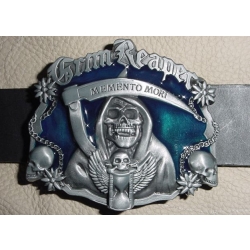 Grim Reaper Memento Mori skull śmierć klamra (id: 2351)