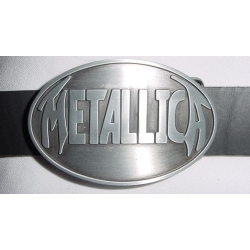 Klamra muzyczna stare srebro Metallica do paska (id: 2968)