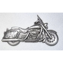 Motocykl chopper duży dznaka na śrubki stare srebro (id: 3043)