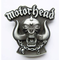 Klamra rockowa do paska Motorhead stare srebro (id: 3277)