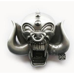 Klamra 3D Motorhead do paska stare srebro (id: 1683)