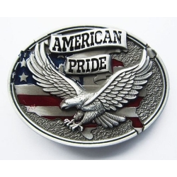 American pride klamra stare srebro z kolorami (id: 1318)