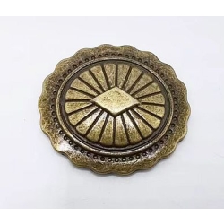 Concho ozdoba brązowa 30mm na śrubkę (id: 1193)