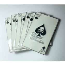 Karty biały poker pik klamra (id: 2577)