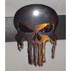 Punisher skull klamra kopla zapinka chrom połysk (id: 2615)