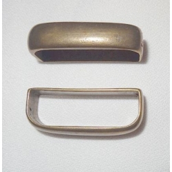 Szlufka, ramka metalowa 40mm, 382 brązowa (id: 324)