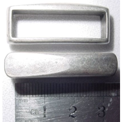 Szlufka, ramka metalowa 30mm, 321 stare srebro (id: 282)