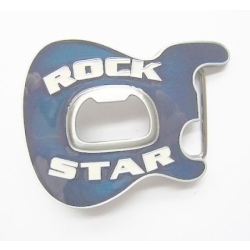 Rock Star gitara granatowa klamra do pasa z otwieraczem (id: 369)