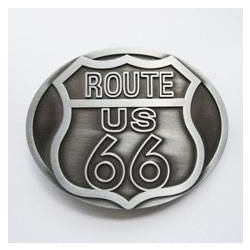 Route 66 klamra stare srebro do paska (id. 2898)