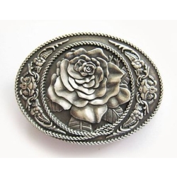 Róża klamra platerowana srebrem (id: 1250)