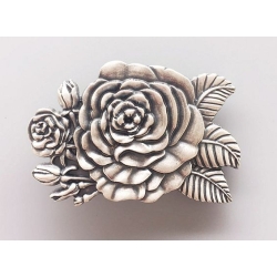 Róże klamra platerowana srebrem (id: 1263)