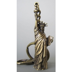 Statua Wolności USA brelok 3D do kluczy zawieszka brązowa (id: 2315)