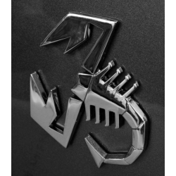 SKORPION emblemat chrom połysk na taśmę  (id: 705)