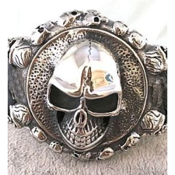 Skull czaszka ozdoba 3D ze stali jubilerskiej 316L np. do bransoletki (id: 67)