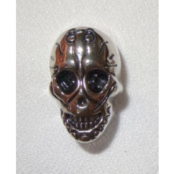 Czaszka skull 3D chrom połysk przyciemniony na śrubkę (id: 2108)