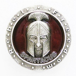 Spartacus Rebel Freedom klamra 3D tło bordowe (id: 2708)