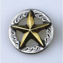 Gwiazda szeryfa, concho 38mm na śrubkę (id: 2169)