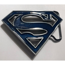 Klamra 3D Superman granatowe wypełnienie (id: 2334)