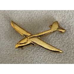 Szybowiec znaczek 3D na pins złoty (id: 242)