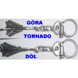 TORNADO brelok 3D lotnictwo, zawieszka stare srebro (id: 188)
