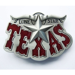 Texas USA klamra czerwona do paska (id: 3195)