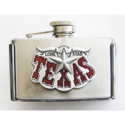 TEXAS piersiówka 3oz w klamrze (id: 362)